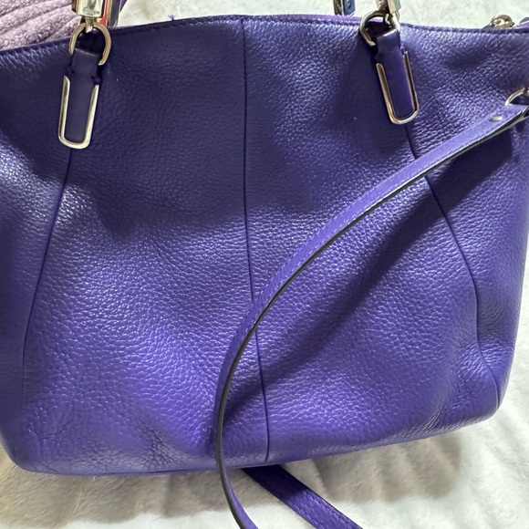 Coach Vibrant Purple Shoulder Bag - Picture 12 of 13